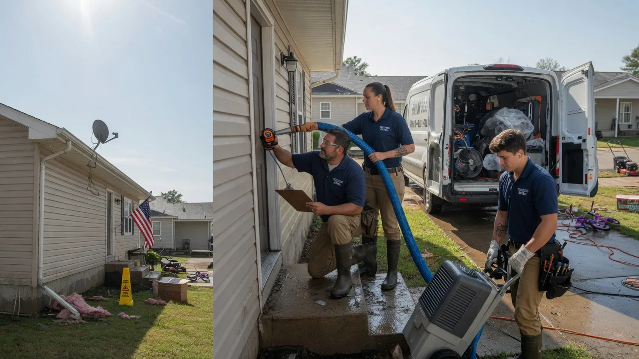 Ceiling Water Damage Restoration in Collison, IL near me